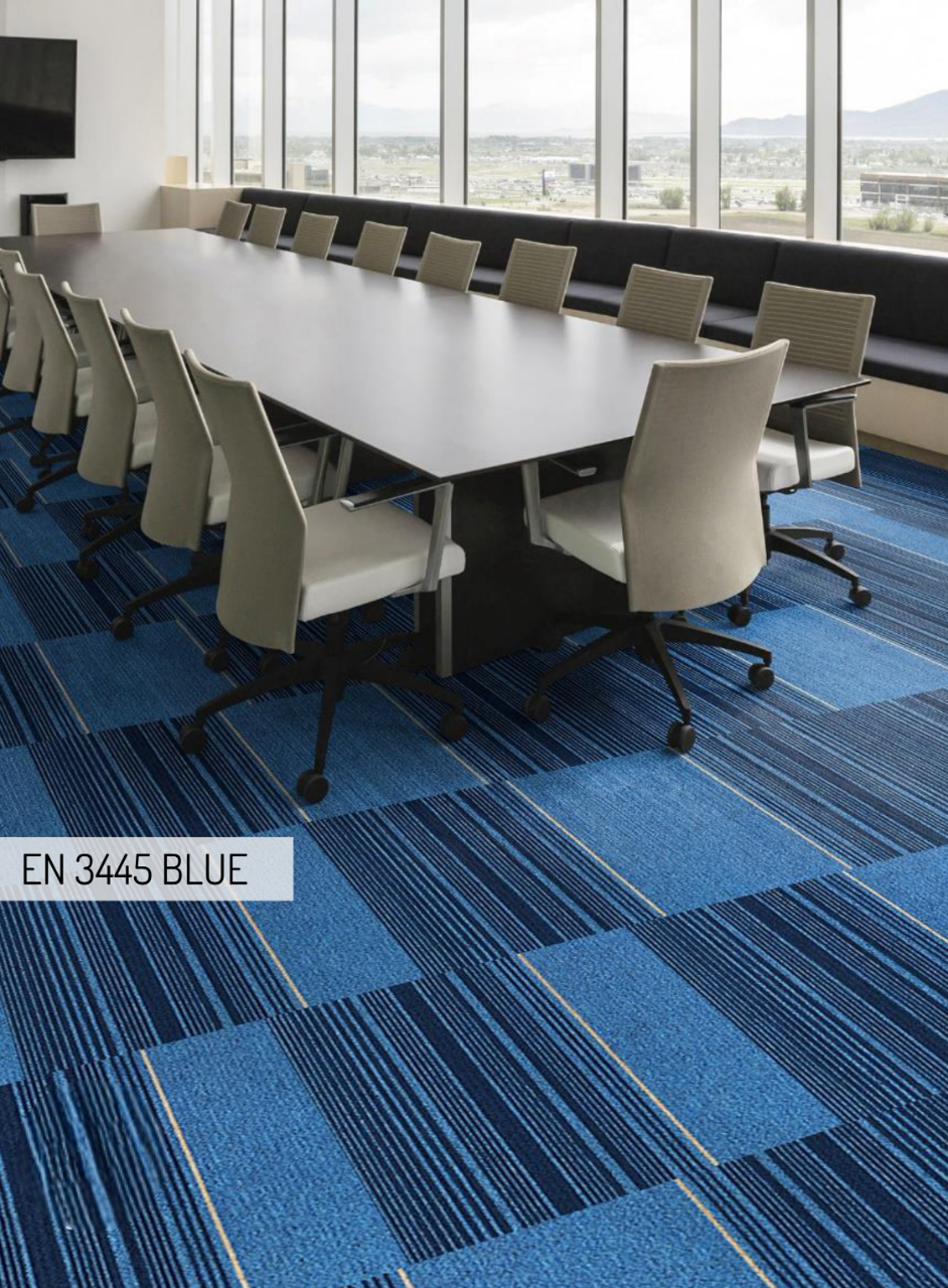 Hego Energy Wall to Wall Carpet | Blue | Vibrant & Durable Flooring | Enera