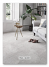 Hego Feather Wall To Wall Carpet | Silver | Ultra-Soft Cut Pile Carpet | Enera