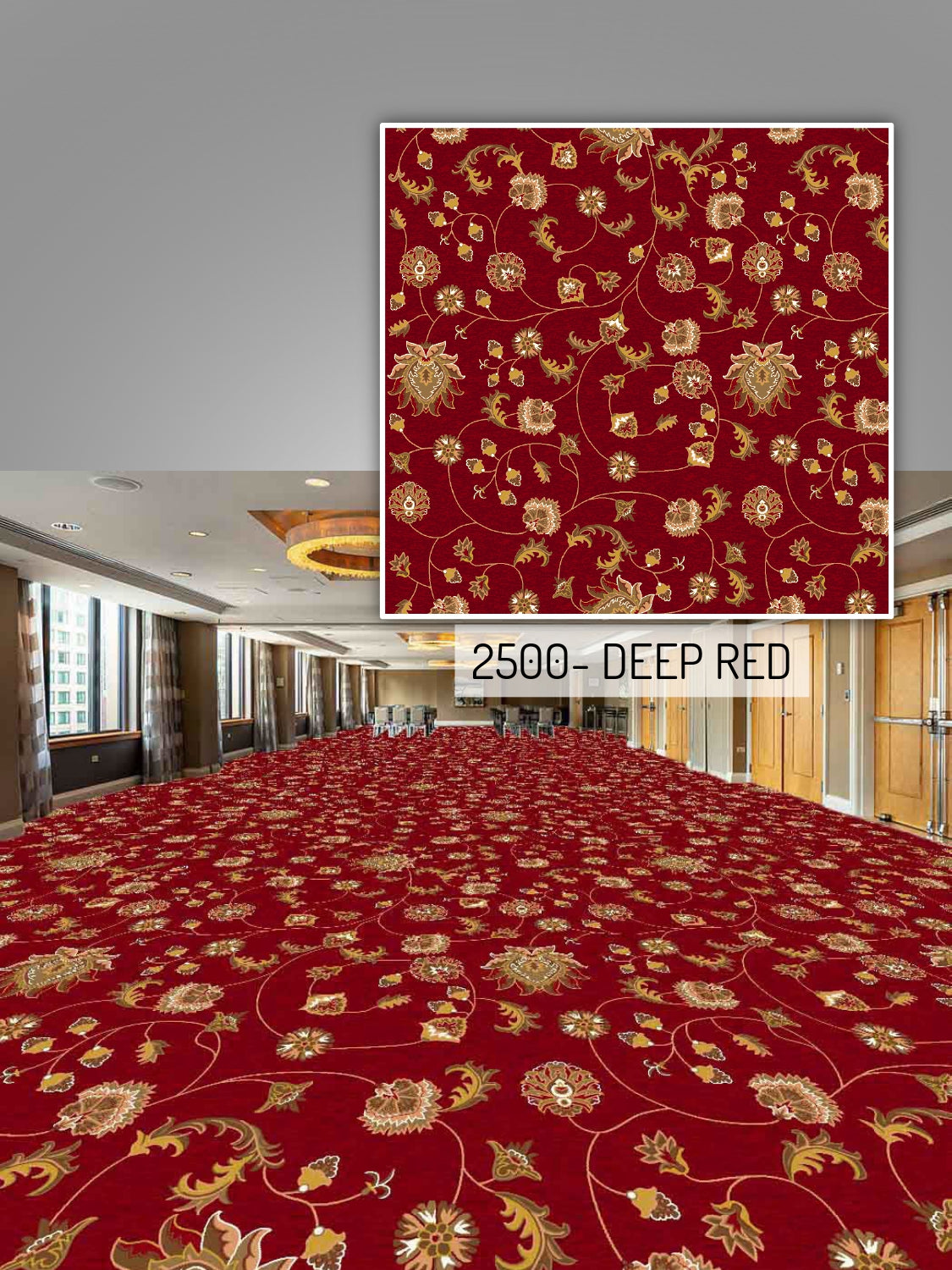 Hego Basics Flora Deep Colour Nylon Loop Pile Carpet - Premium Wall-to-Wall Flooring | Enera