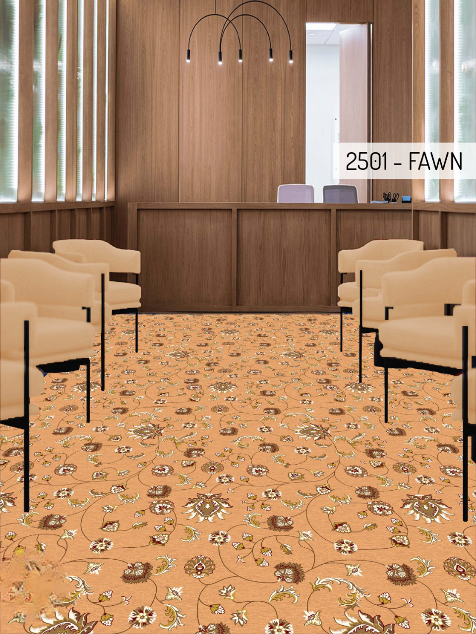 Hego Basics Flora Fawn Nylon Loop Pile Carpet - Elegant Wall-to-Wall Flooring | Enera