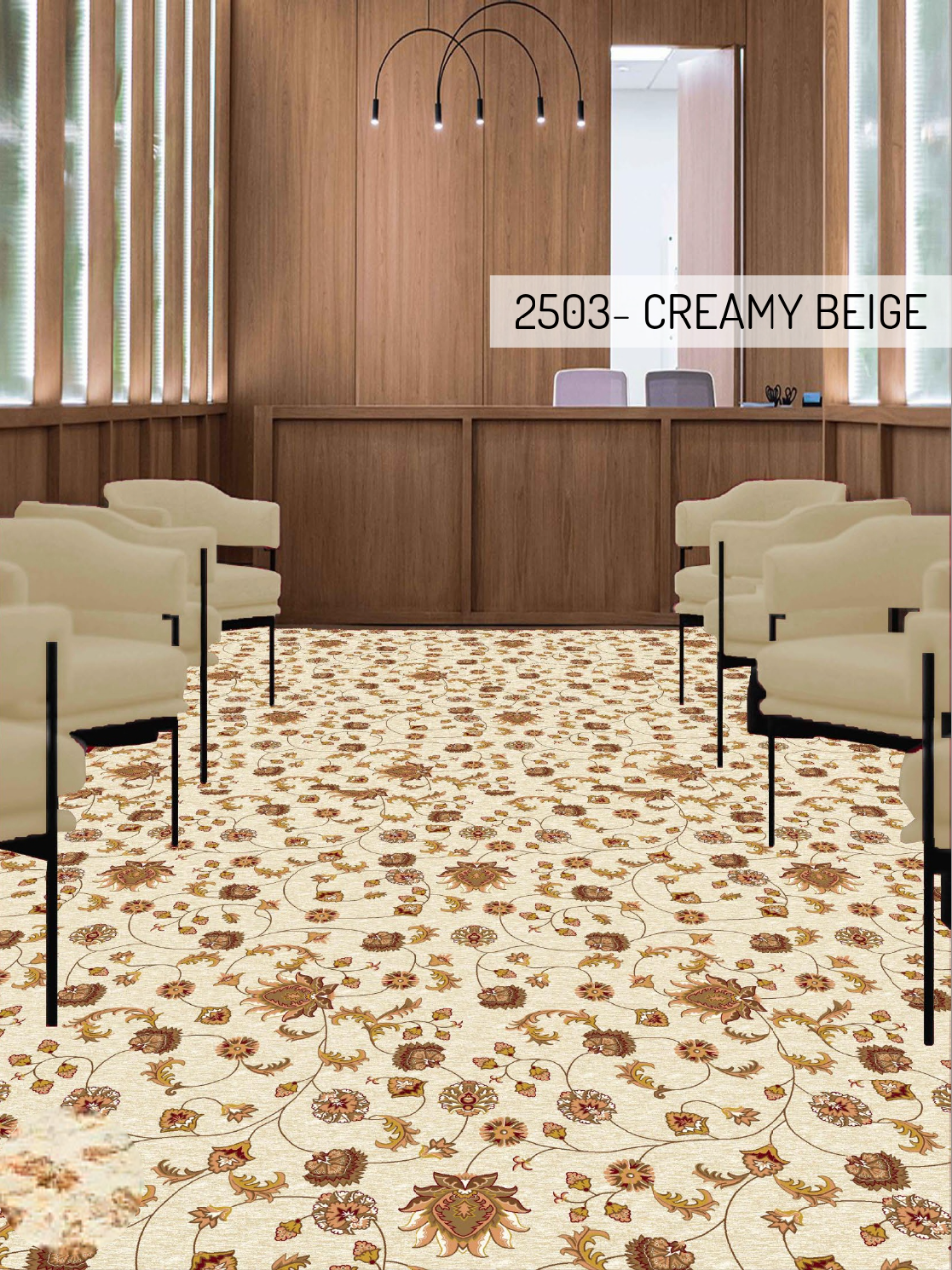 Hego Basics Flora Creamy Beige Nylon Loop Pile Carpet - Stylish Wall-to-Wall Flooring | Enera