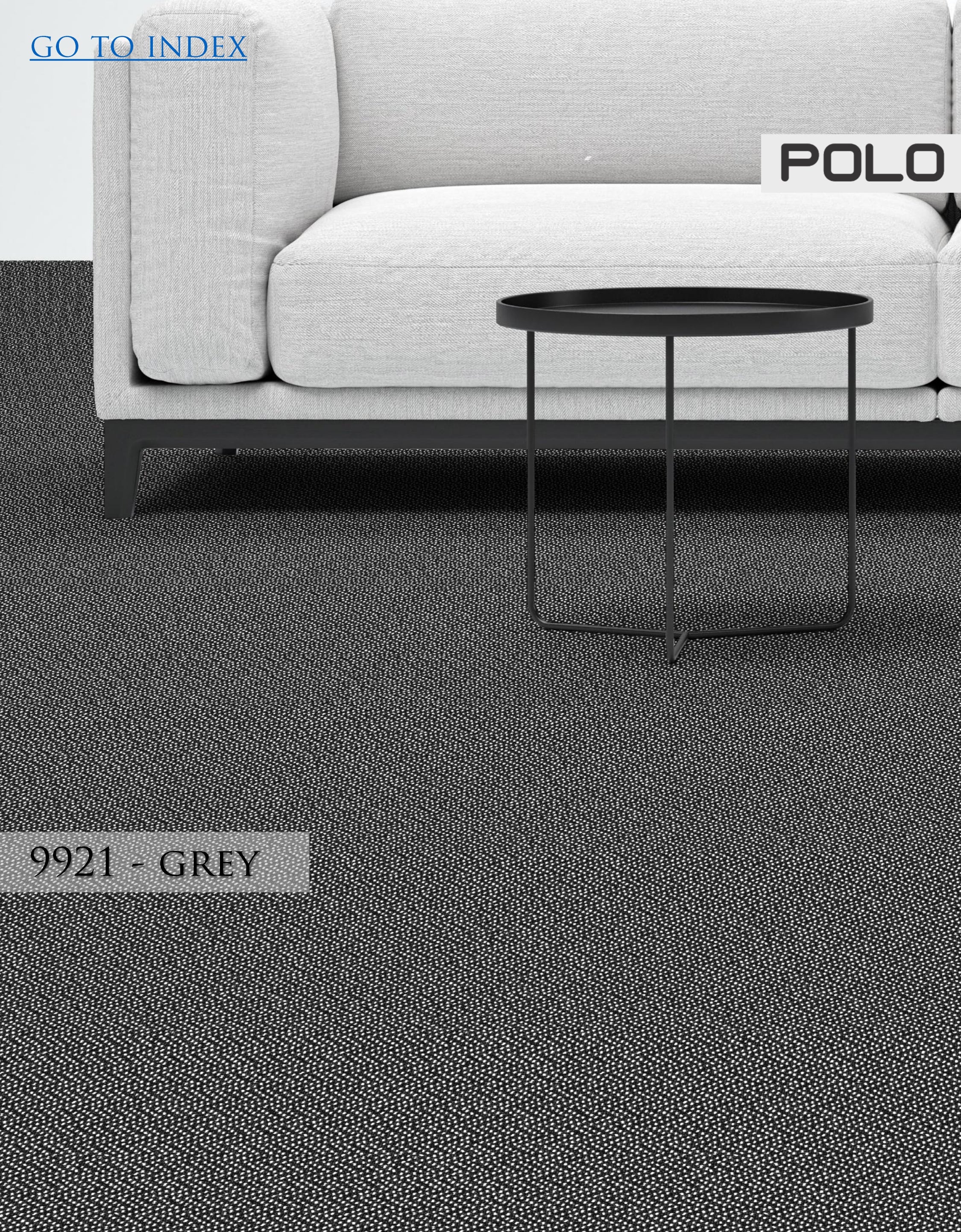 Hego Graphix Polo Grey Wall-to-Wall Carpet | Transform Your Space | Enera