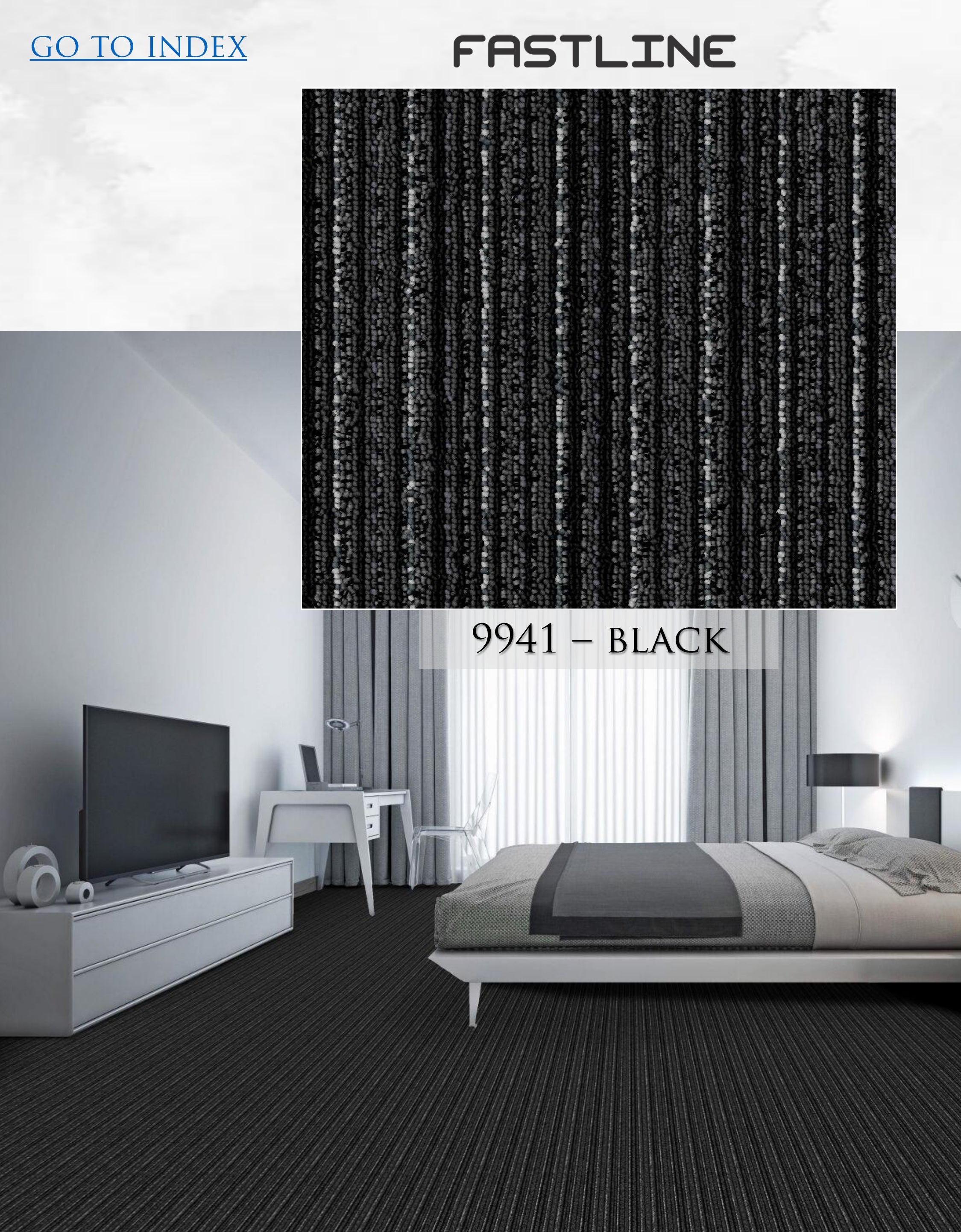 Hego Graphix Carpets Fastline Black Fast line | Ultimate Wall-to-Wall Carpet Upgrade | Enera