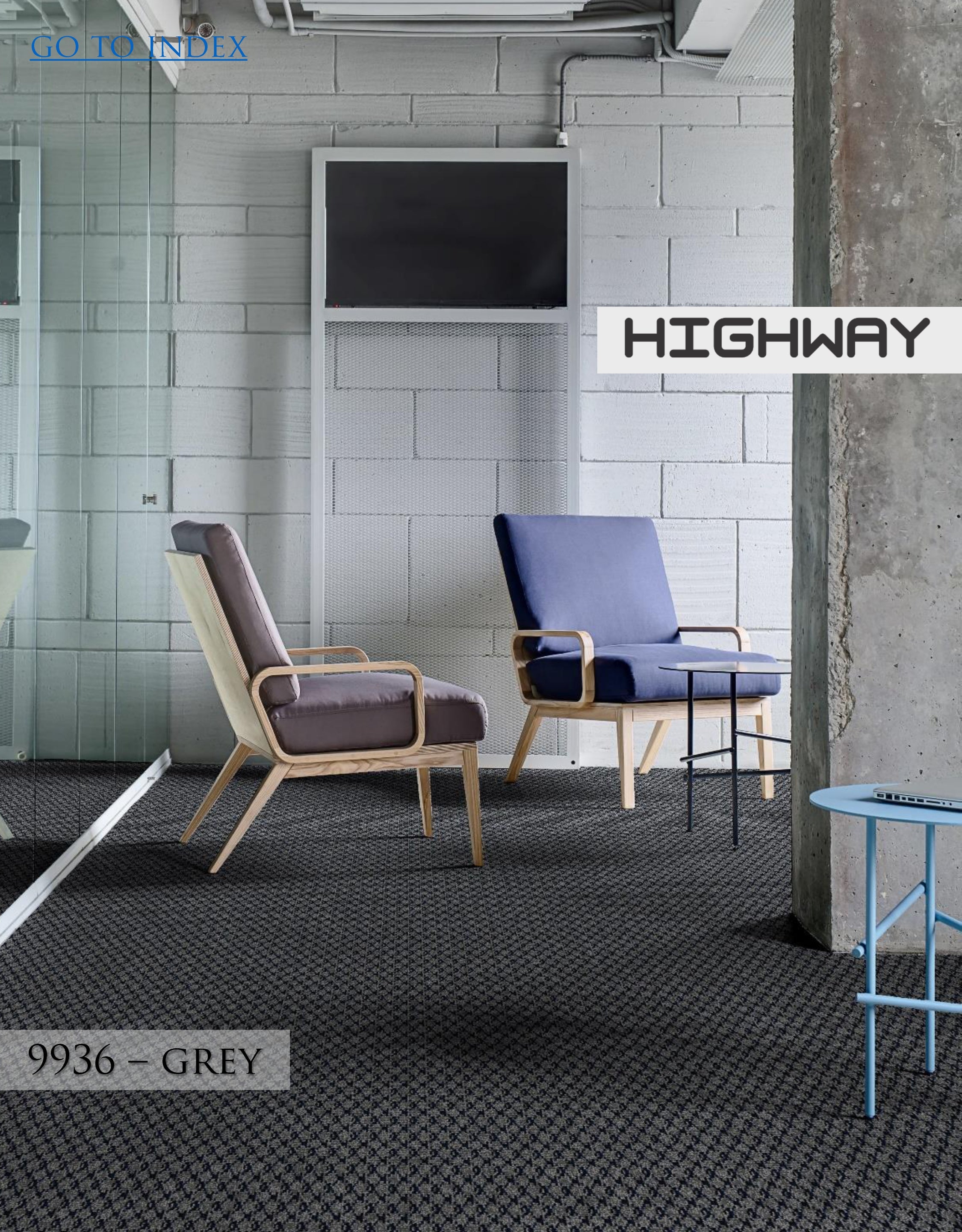 Hego Graphix Carpets Grey Highway | Your Ultimate Comfort Zone | Enera