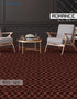 Hego Graphix Romance Red Wall-to-Wall Carpet | Transform Your Space with Bold Elegance | Enera