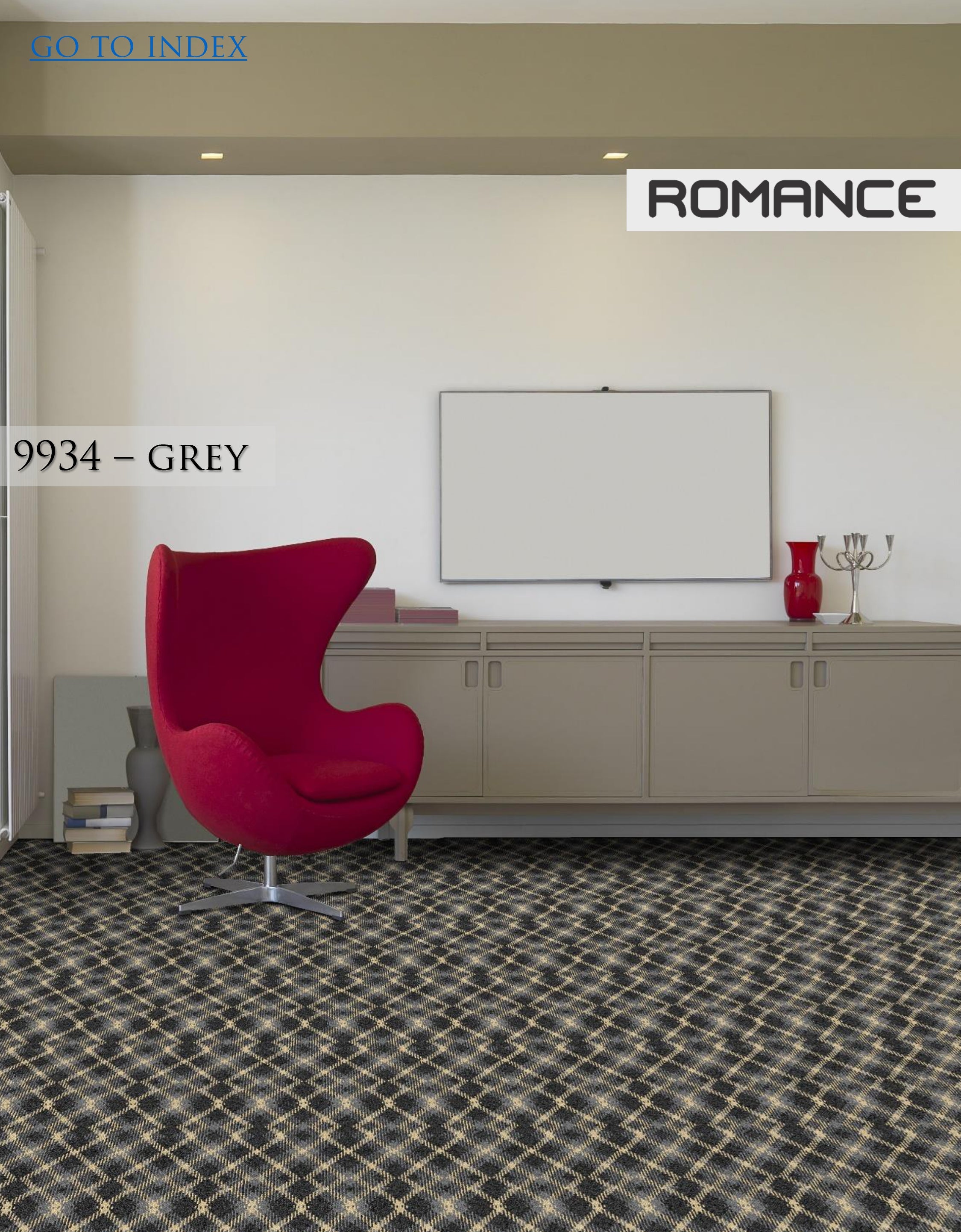 Hego Graphix Romance Grey Your Cozy Comfort Carpet |  Perfect Wall-to-Wall Hug | Soft & Stylish | Enera