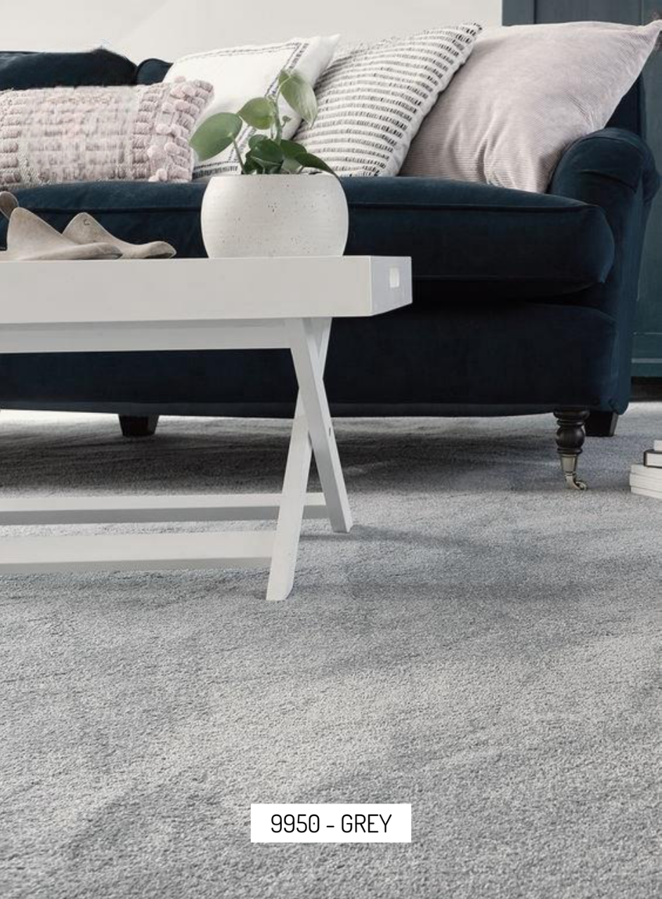 Hego Shine Wall Carpet | Grey | Ultra Soft Cut Pile Carpet | Enera