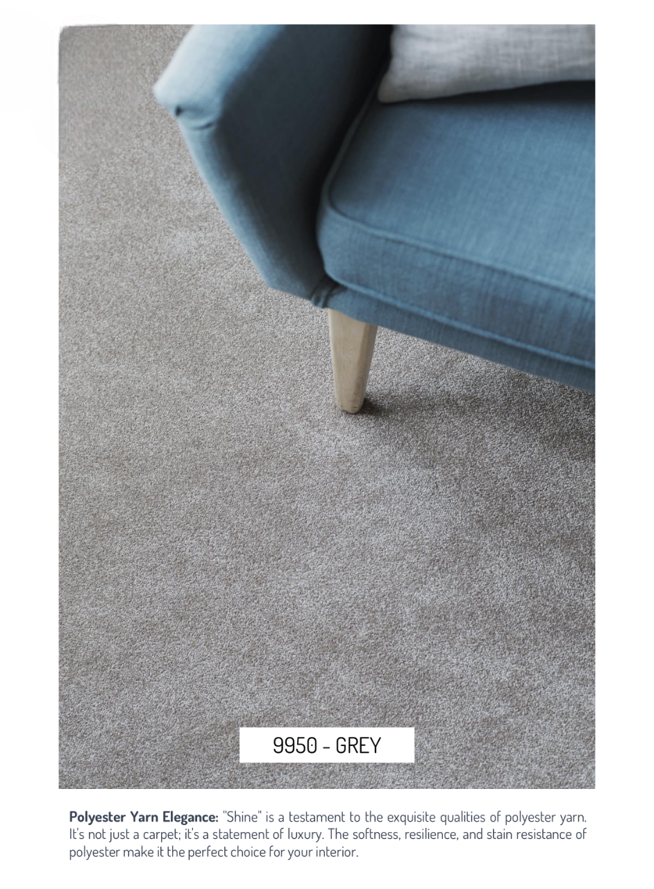 Hego Shine Wall Carpet | Grey | Ultra Soft Cut Pile Carpet | Enera