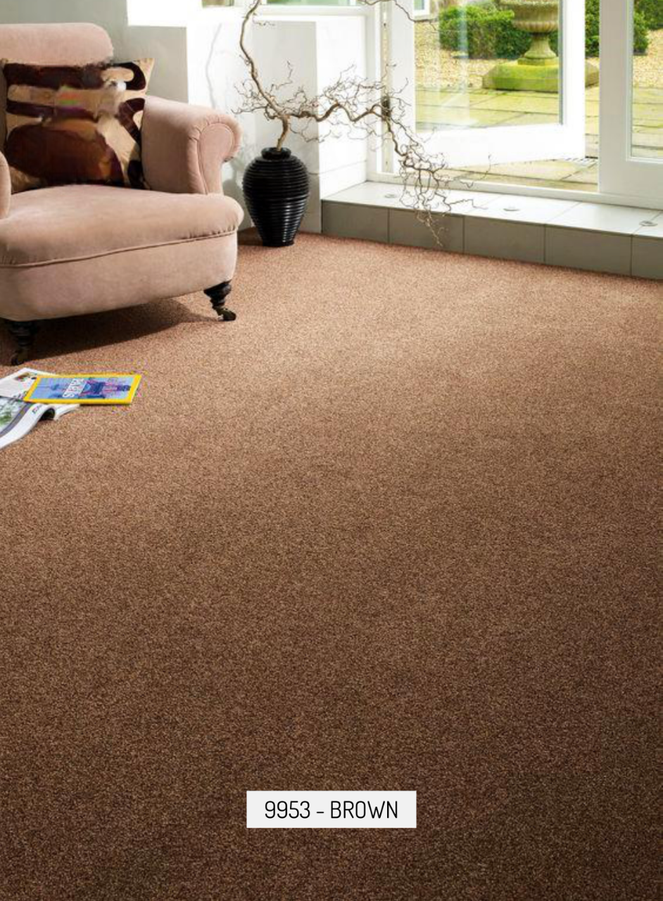 Hego Shine Wall Carpet | Brown | Ultra Soft Cut Pile Carpet | Enera