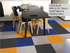 Hego Highlighter Blue Carpet Tile - Vibrant & Modern Flooring | Enera