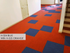 Hego Highlighter Blue Carpet Tile - Vibrant & Modern Flooring | Enera