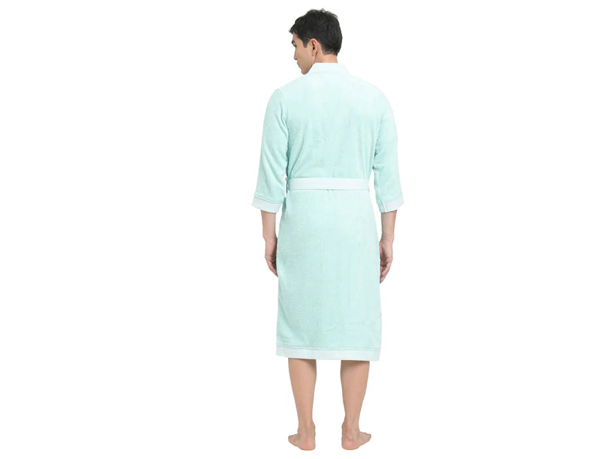 Innovation Aqua Color Medium Bath Robe | Elegant & Cozy | Enera