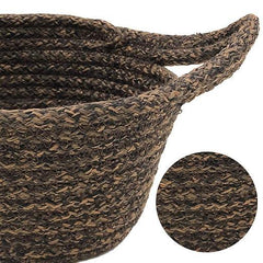 Enera Knit Craft Basket Small Size Gold Melange Color 14(L) x 14(W) x 9(H) - enera