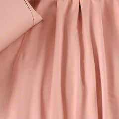 Enera Slumber Collection Peach Blossom Color Plain King Size double Bedsheet with 2 pillow covers - enera