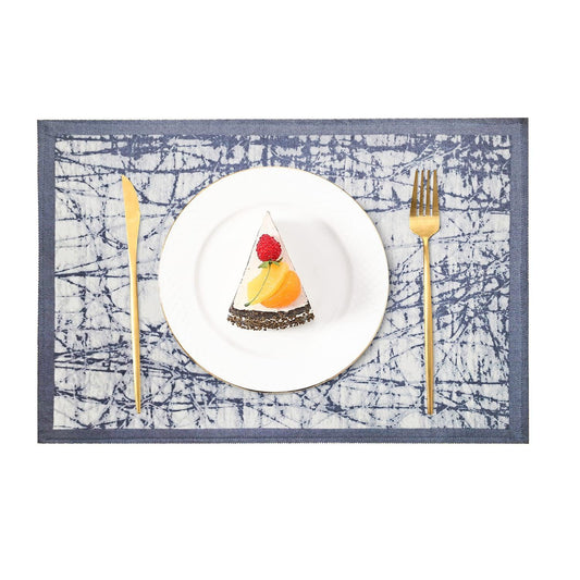 Enera Maspar Roland Blue Color 33x46 cm Placemat (Set Of 6) - enera
