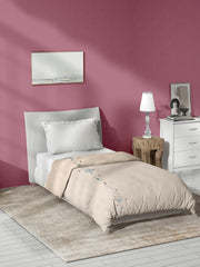 Enera Florida Cream Color Single Bed Comforter - enera