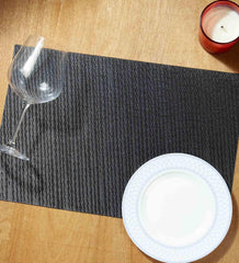 Enera Vinyl Black & White Color 30x45 cm Table Mat - enera