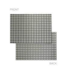 Enera Vinyl White & Black Color 30x45 cm Table Mat - enera