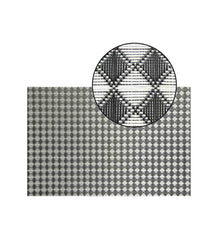 Enera Vinyl White & Black Color 30x45 cm Table Mat - enera