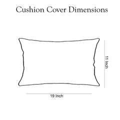 Enera Casper Sn 16 Gold Color 11x19 Inch Plain Cushion Cover - enera