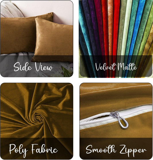 Enera Casper Sn 19 Olive Green Color 11x19 Inch Plain Cushion Cover - enera