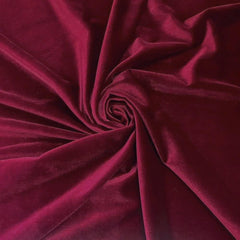 Enera Coop Casper Sn 41 Maroon Color 11x19 Inch Plain Velvet Cushion Cover - enera