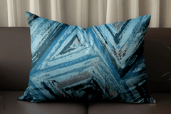 Enera Vane Sn 24 Multi Blue Color 11x19 Inch Cushion Cover - enera