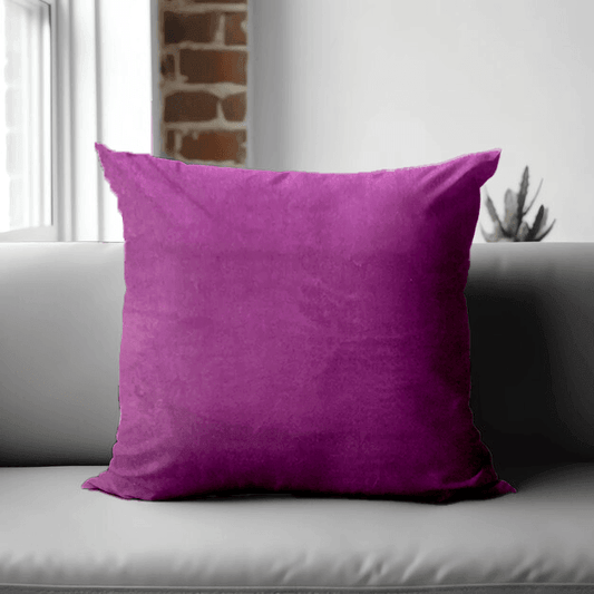 Enera Coop-Casper SN-47 Purple Color 16x16 Inch Plain Cushion Cover - enera
