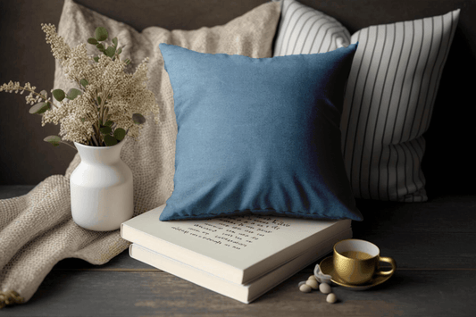 Enera Casper Sn 31 Glacier Color 18x18 Inch Plain Cushion Cover - enera