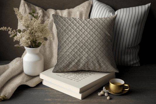 Enera Orient CC Brown Coffee Color 18x18 Inch Cushion Cover - enera