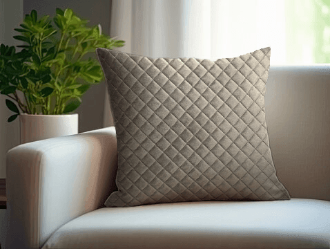Enera Orient CC Brown Coffee Color 18x18 Inch Cushion Cover - enera