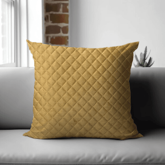 Enera Orient CC Golden Color 18x18 Inch Cushion Cover - enera