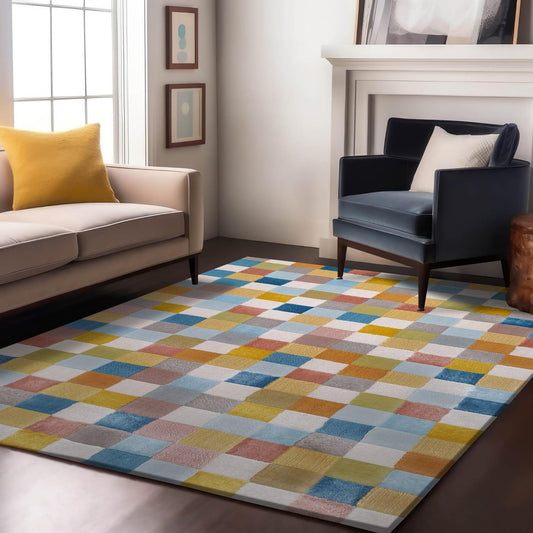 Enera Bloom 466116 Ak990 Collection Multi Color 160x230 cm Stylish Carpet - enera
