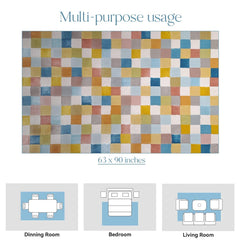 Enera Bloom 466116 Ak990 Collection Multi Color 160x230 cm Stylish Carpet - enera