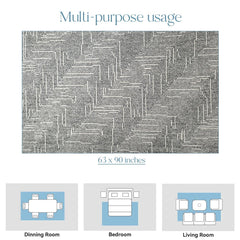 Enera Play 63255-970 Collection Grey Color 160x230 cm Stylish Carpet - enera