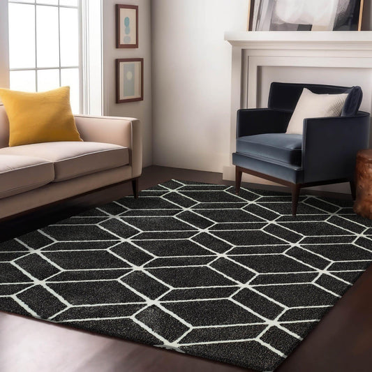 Enera Celo 410071-620 Collection Black Color 160x230 cm Stylish Carpet - enera