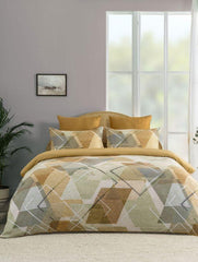 D'Decor Primary Collection Symphony Driftwood Color Double Bed Comforter Set - enera