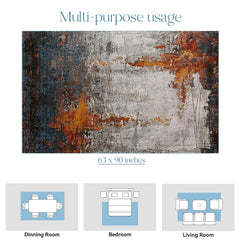 Enera Dune 8114-UW2-X Collection Multi Color 160x230 cm Carpet - enera