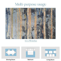 Enera Harmony RD8-X Collection Multi Color 160x230 cm Stylish Carpet - enera