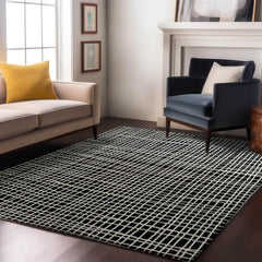 Enera INK 463002 AF900 Collection Black & White Color 160x230 cm Stylish Carpet - enera