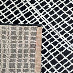 Enera INK 463002 AF900 Collection Black & White Color 160x230 cm Stylish Carpet - enera