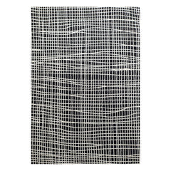 Enera INK 463002 AF900 Collection Black & White Color 160x230 cm Stylish Carpet - enera