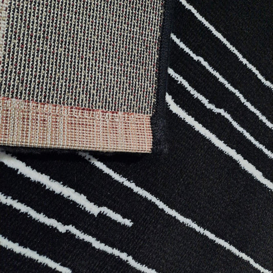 Enera Luna 463015 AF900 Collection Black & White Color 160x230 cm Stylish Carpet - enera