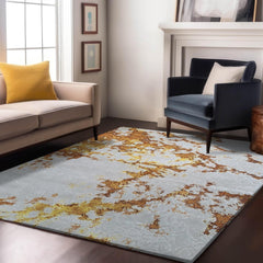 Enera Patina 41018-0 Collection White & Yellow Color 160x230 cm Stylish Carpet - enera