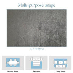 Enera Reflex 40113-30 Collection Dark Grey Color 160x230 cm Carpet - enera