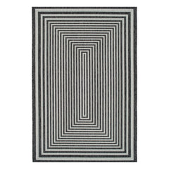 Enera Reflex-30 Collection Black & White Color 160x230 cm Stylish Carpet - enera