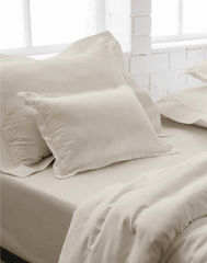 D'Decor Timeless Biscuit King Size double Bedsheet with 2 pillow covers - enera