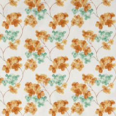 Enera Optima Collection Jardin-Tangerine Color Printed Fitted Sheet - enera