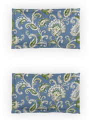 Enera Optima Collection Camelia-Blue Bell Color Printed Fitted Sheet - enera