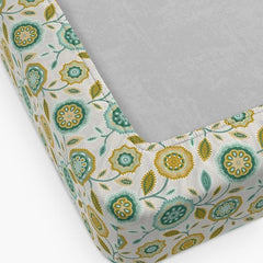 D'Decor Optima Eloise Evergreen Ethnic Single Bed Sheet - enera